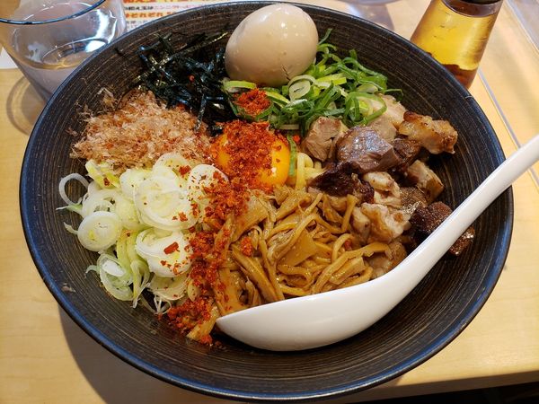 「特製まぜそば(200g)」@中華そば 結。の写真