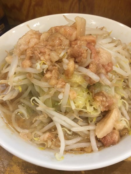 「小ラーメン　750円」@ラーメン二郎 前橋千代田町店の写真