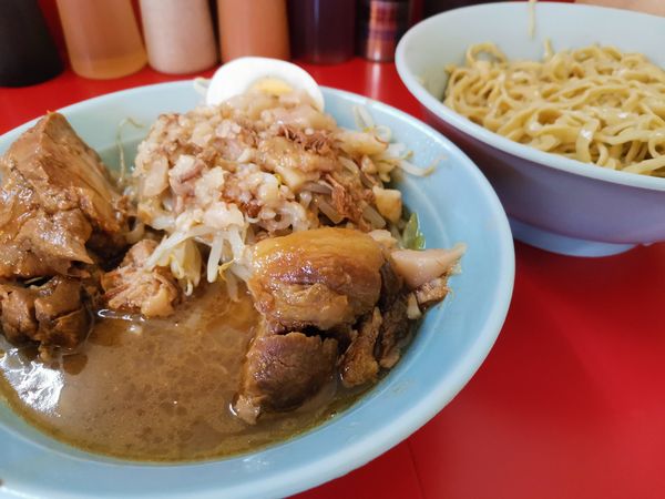 「ブタメン＋つけ麺に変更」@ラーメン富士丸 東浦和店の写真