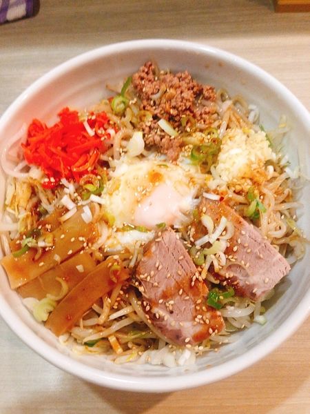「【限定】冷やしまぜそば」@ラーメン大 ○虎の写真