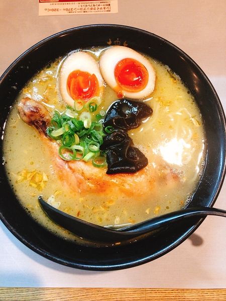 「鶏白湯味玉入り」@鶏王けいすけ 秋葉原店の写真