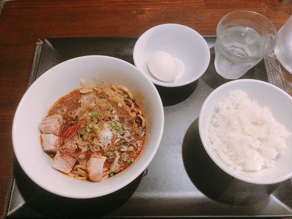 「麻婆まぜそば」@らぁ麺 やまぐち 辣式の写真