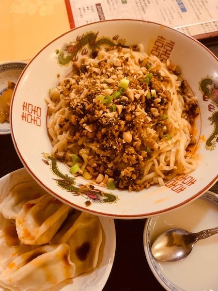 「汁なし坦々＆半炒飯（週替わり） 800円」@本格四川料理 川儷郷 東池袋店の写真