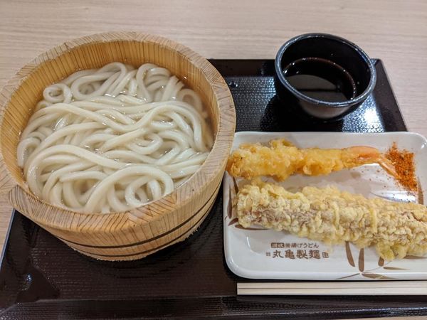 「釜揚げうどん」@丸亀製麺 SUNAMO店の写真