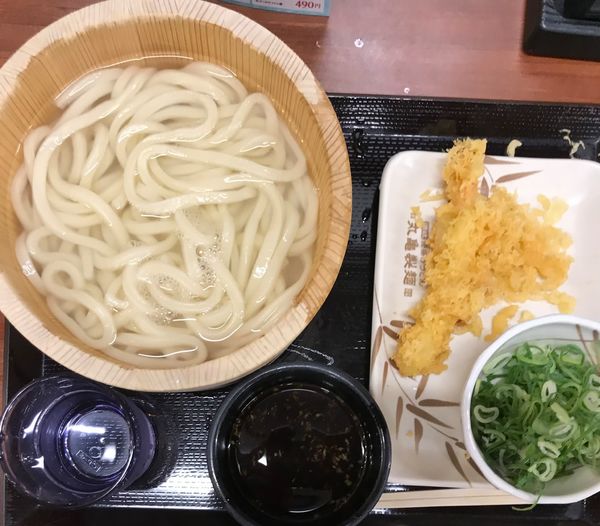 「釜揚げうどん」@丸亀製麺 イトーヨーカドー船橋店の写真