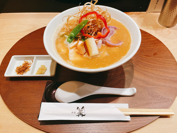 「【限定】味噌白湯SOBA」@銀座 篝 本店の写真