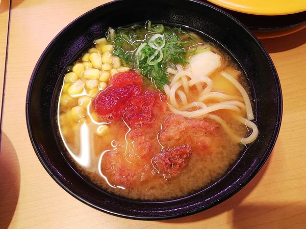 「【限定】魚介出汁の北海道味噌ラーメン 380円(外税)」@スシロー 弘前さくら野SC店の写真