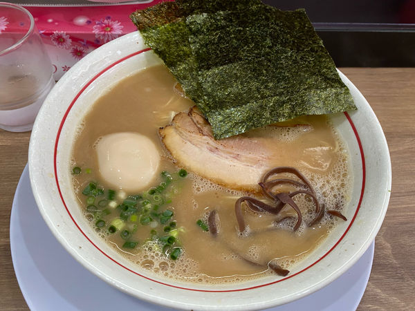 「らーめん680円+味玉100円+替え玉100円」@麺場 絆1048の写真