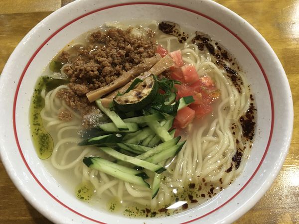 「【夏季限定】塩の冷やし麺」@麺屋 ぬまたの写真