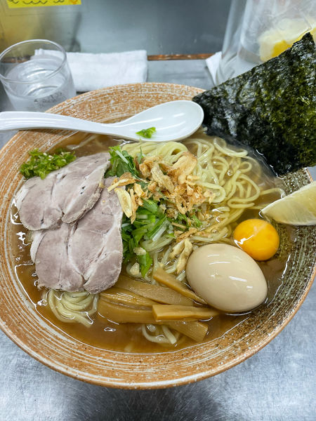 「生本たらば蟹出汁冷やしまぜそば大盛り」@覆麺 智の写真