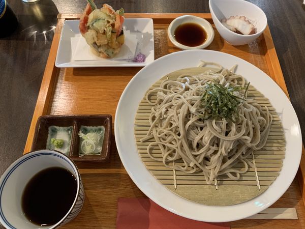 「かき揚げセット 1200円」@和ノ実の写真