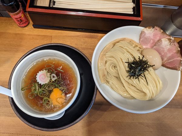 「煮干し風味の冷たいつけそば」@清麺屋の写真