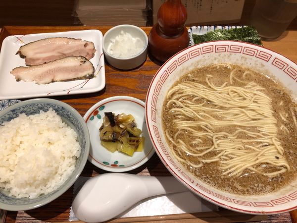 「鯖定食」@炭火焼濃厚中華そば 海富道の写真