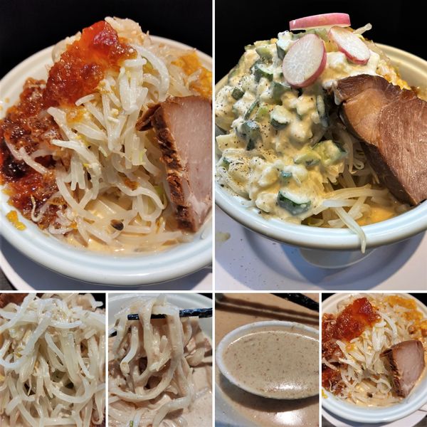 「冷たいポテサラ二郎系(限定)　880円」@らーめん 三極志の写真