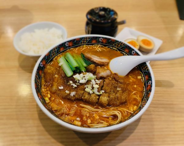 「排骨担々麺（大辛・バリカタ￥1080）他」@寿限無担々麺 上野店の写真