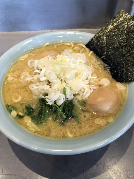 「味玉ラーメン中盛+薬味ネギ」@一乃利の写真