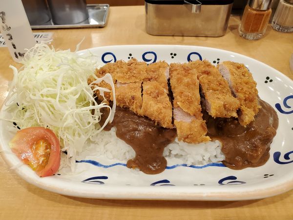 「極厚ロースカツカレー」@バーグ 吉野町店の写真