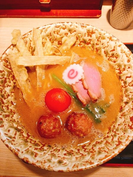 「鶏白湯そば極み」@銀座 鴨そば 九代目 けいすけの写真