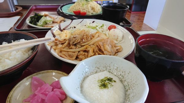 「冷やしピリ辛つけ麺」@山田うどん食堂 東松山店の写真