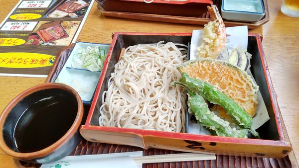 「天ざる」@そば処 田中屋の写真