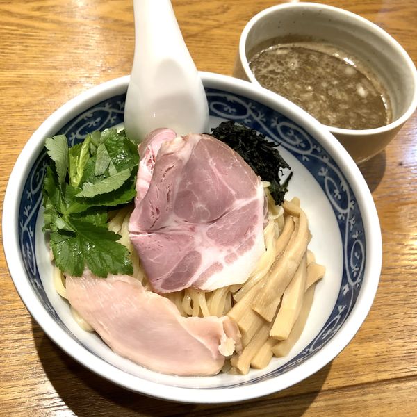 「【限定②】濃厚イカつけ麺￥950＋大盛150」@寿製麺よしかわ 坂戸店の写真