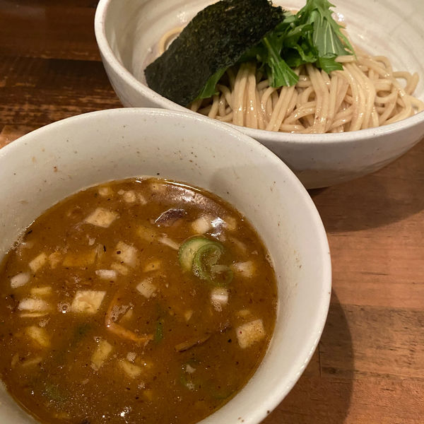 「濃い出汁つけそば」@日本橋 製麺庵 なな蓮の写真