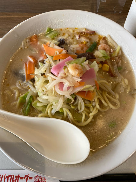 「長崎ちゃんぽん➕1.５麺」@リンガーハット カインズホーム茂原店の写真