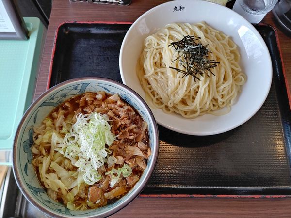 「肉野菜つけ麺」@つけ麺 丸和 春田本店の写真
