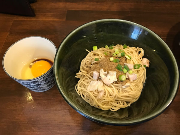 「生和え玉　250円」@煮干し中華蕎麦 山崎の写真