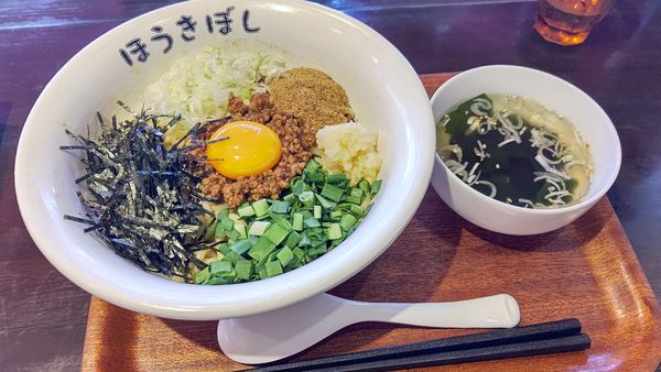 「台湾まぜそば」@自家製麺 ほうきぼし 茅ケ崎店の写真