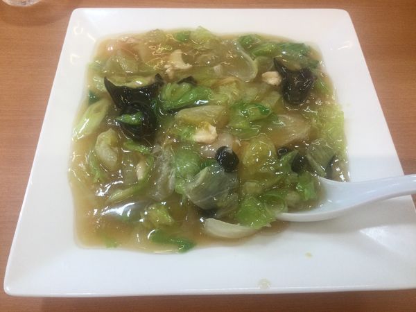 「撈麺《エビカシワソバ》(¥950)」@鳳舞楼の写真