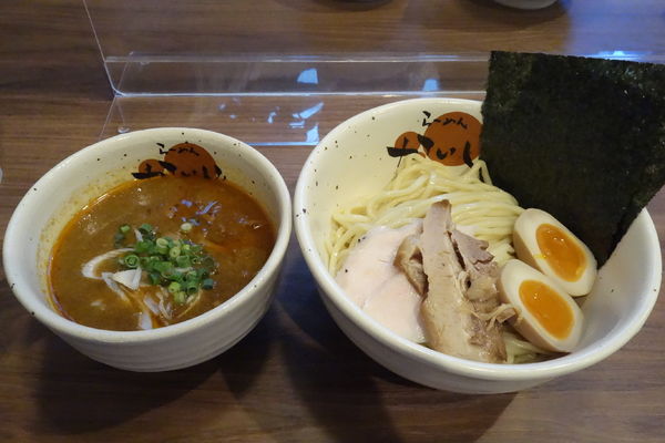 「かいじの濃厚辛甘つけめん」@らーめんかいじ 愛宕橋店の写真