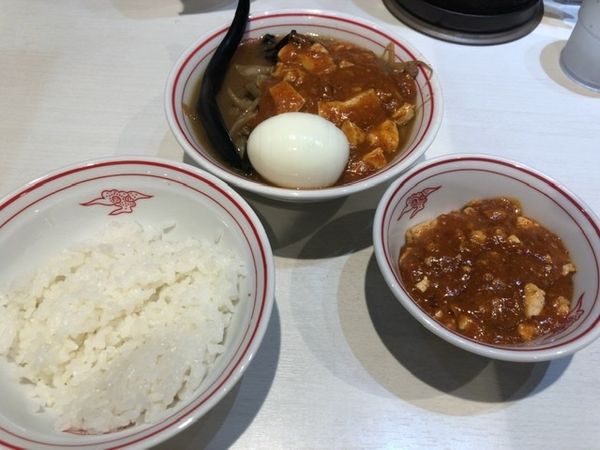 「レディースセット・蒙古タンメン　620円」@蒙古タンメン 中本 御徒町店の写真