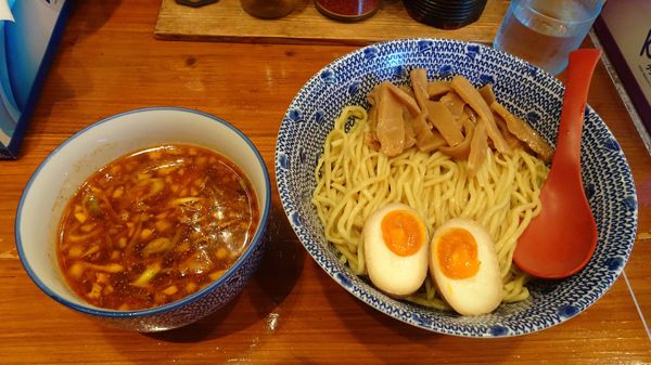 「つけ麺醤油味（700円）＋大盛り（50円）」@弘富の写真