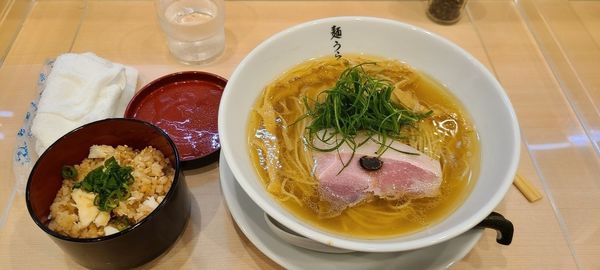 「塩SOBA+鯛めし」@麺うらたの写真