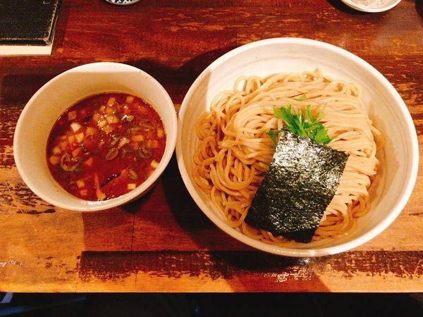 「濃い出汁つけそば」@日本橋 製麺庵 なな蓮の写真