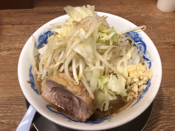 「ラーメン　ニンニク　野菜」@ジャンクガレッジ 北浦和店の写真