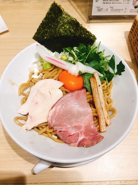 「濃厚まぜSOBA」@むぎとオリーブ 日本橋店の写真