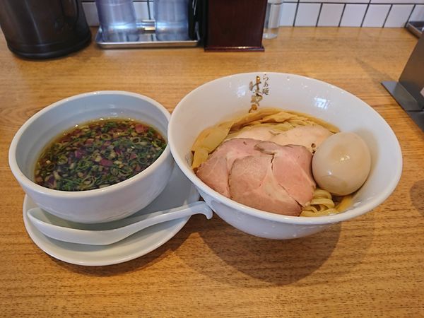 「味玉つけ麺」@らぁ麵 はやし田 相模原鵜野森店の写真