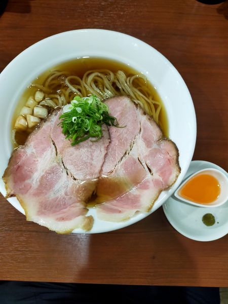 「限定：冷やし昆布水醤油そば　920円」@麺処うきとみの写真