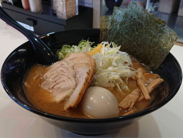 「こっさり味噌＋特製参」@麺匠 風流の写真