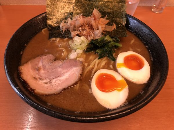 「和風味玉ラーメン中盛」@らーめん 五郎松の写真