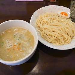 塩つけ麺 半分玉子