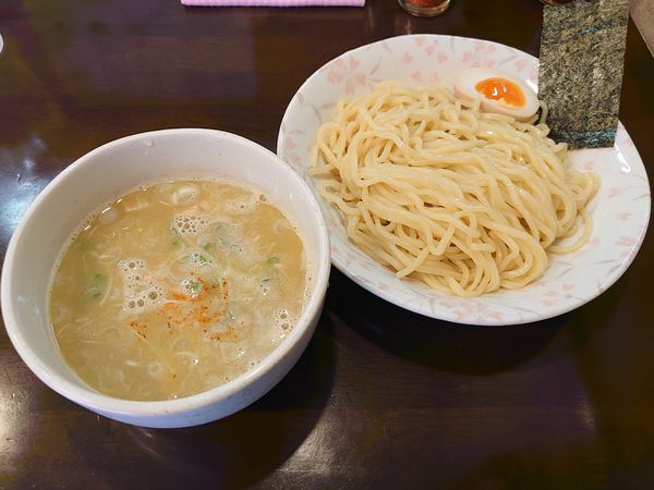 「塩つけ麺 半分玉子」@藤丸の写真