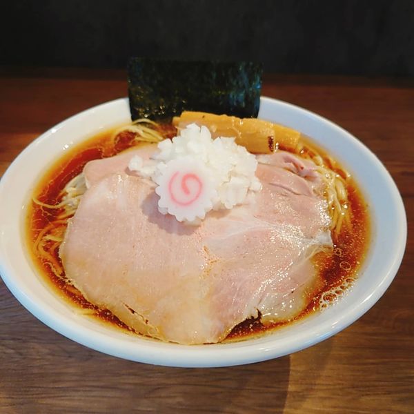 「魚醤煮干中華そば850円＋大盛り150円」@煮干拉麺 小烏丸 問屋町店の写真