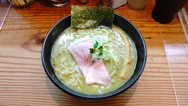 「濃厚牡蠣ソバ850円」@貝だしラーメン 貝ガラ屋の写真