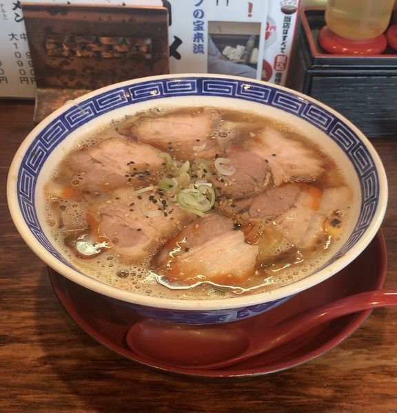 「ジャンガラチャーシュー １辛」@ラーメンちば宝来の写真