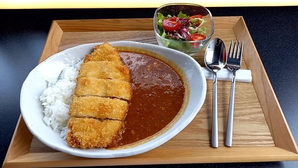 「ふぐと野菜の和風カレー　ふぐフライ付き」@和田珍味 本店の写真