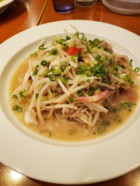 「明太焼きらーめん」@博多ラーメン ShinShin 博多デイトス店の写真