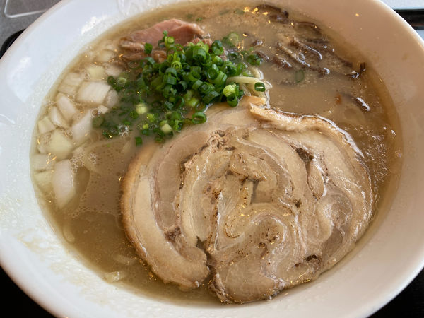「ラーメンきら星2種盛りチャーシューどとんこつ」@らあめん花月嵐 ひたちなか高場店の写真